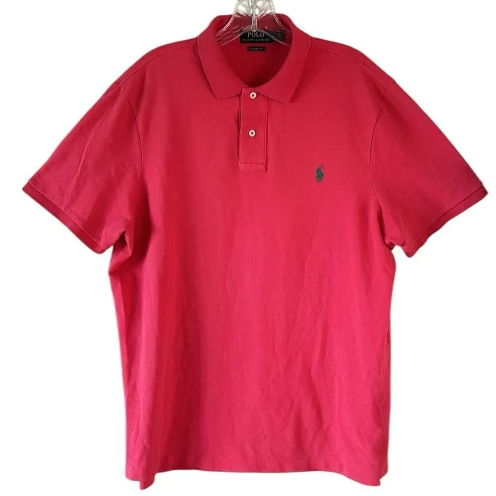 Polo Ralph Lauren Mens Red Polo Shirt